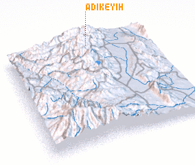 3d view of Ādī Kʼeyih