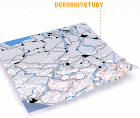 3d view of Verkhniye Tuby