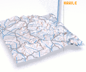 3d view of Hawīle