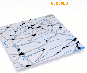 3d view of Gorlovo