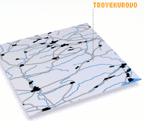 3d view of Troyekurovo