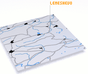 3d view of Lemeshëvo