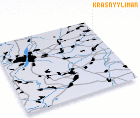 3d view of Krasnyy Liman