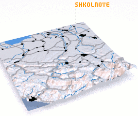 3d view of Shkol\