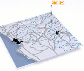 3d view of Aḑ Ḑirs