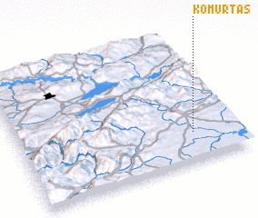 3d view of Kömürtaş