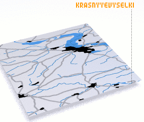 3d view of Krasnyye Vyselki