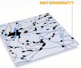 3d view of Khutor Mokhnatyy