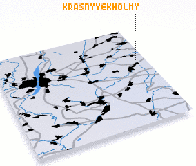 3d view of Krasnyye Kholmy