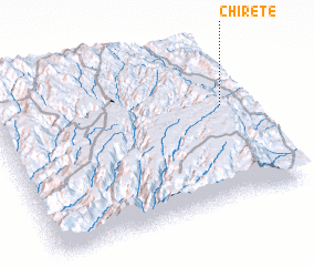 3d view of Chʼīretʼē