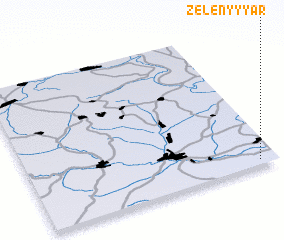 3d view of Zelënyy Yar