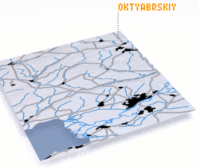 3d view of Oktyabr\