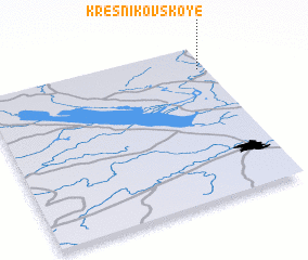 3d view of Kresnikovskoye