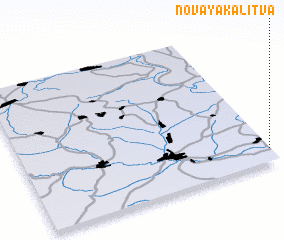 3d view of Novaya Kalitva