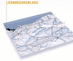 3d view of Les Horizons Bleus