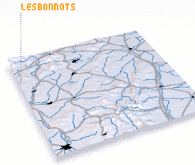 3d view of Les Bonnots