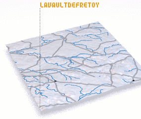 3d view of Lavault-de-Frétoy