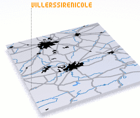 3d view of Villers-Sire-Nicole