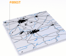 3d view of Forest