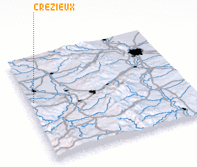 3d view of Crézieux