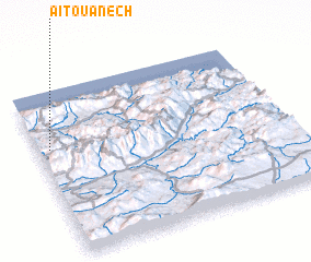 3d view of Aït Ouanech