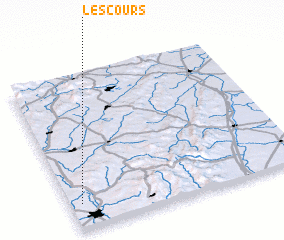 3d view of Les Cours