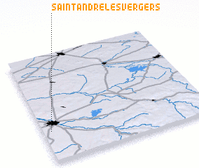 3d view of Saint-André-les-Vergers