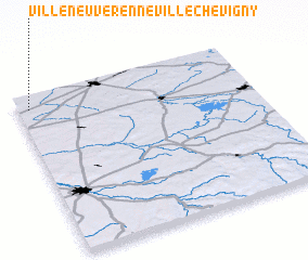 3d view of Villeneuve-Renneville-Chevigny