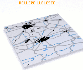 3d view of Vellereille-le-Sec