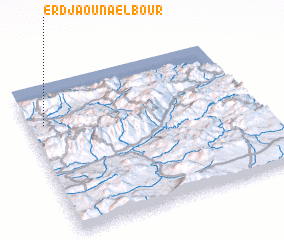 3d view of Erdjaouna el Bour