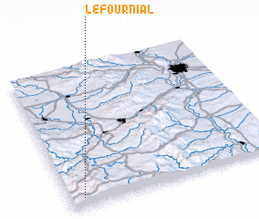 3d view of Le Fournial