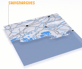 3d view of Savignargues