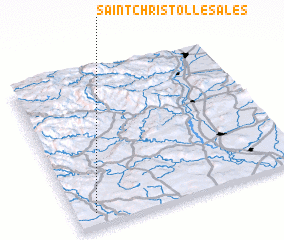 3d view of Saint-Christol-lès-Alès