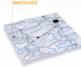 3d view of Saint-Sulpice