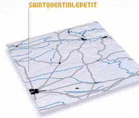 3d view of Saint-Quentin-le-Petit