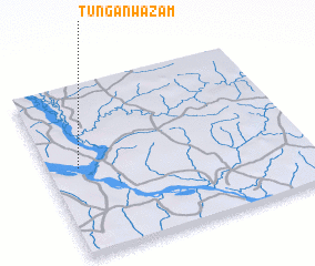 3d view of Tungan Wazam