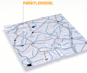 3d view of Paray-le-Monial