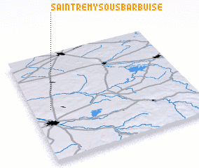 3d view of Saint-Rémy-sous-Barbuise