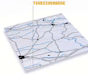 3d view of Tours-sur-Marne