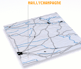 3d view of Mailly-Champagne