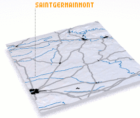 3d view of Saint-Germainmont