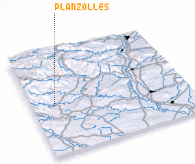 3d view of Planzolles