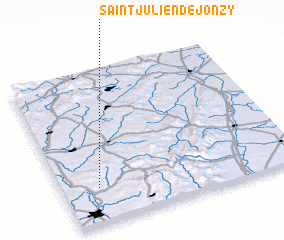 3d view of Saint-Julien-de-Jonzy