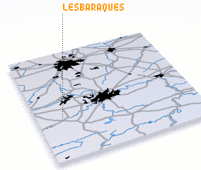 3d view of Les Baraques