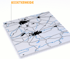 3d view of Asse ter Heide