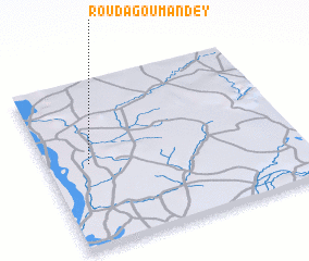 3d view of Rouda Goumandey