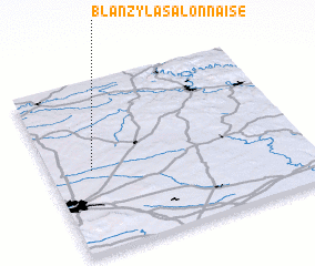 3d view of Blanzy-la-Salonnaise