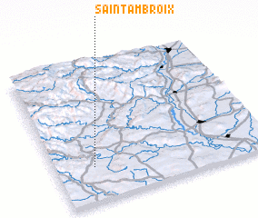 3d view of Saint-Ambroix