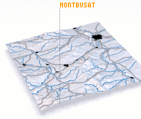 3d view of Mont-Busat