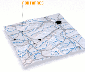 3d view of Fontannes